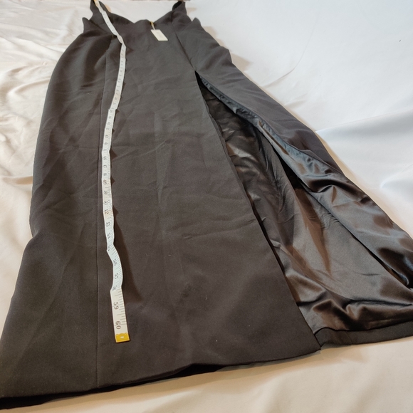 Meshki NWT Women Black Lillian Gown Dress - Picture 7 of 12